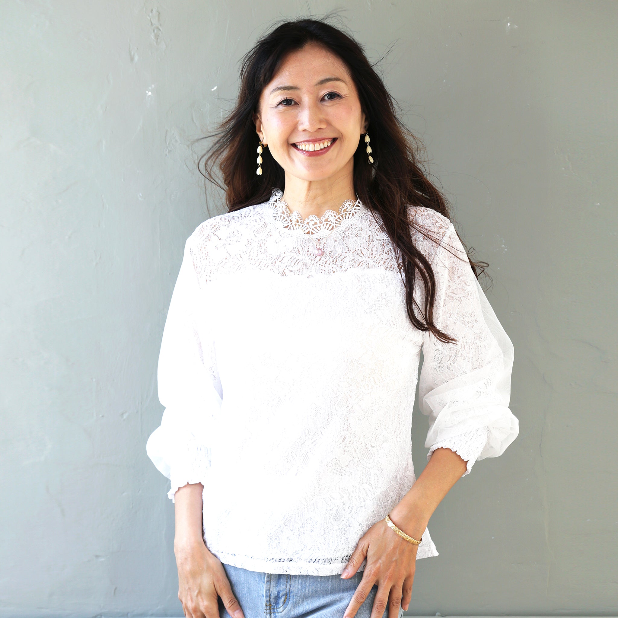 レーストップス ホワイト M クラシック 062009 レーストリムトップス