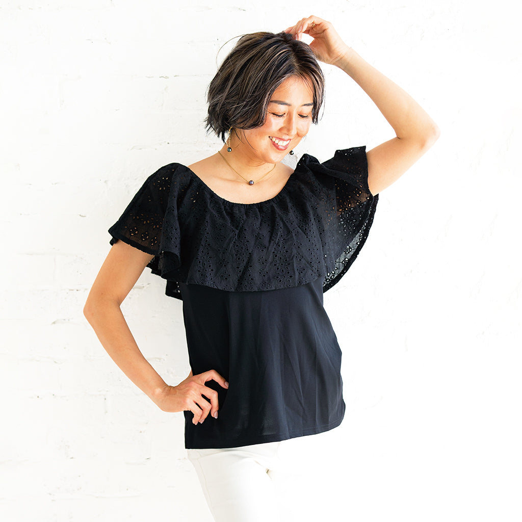 Maunaloa プレミアムストレッチドレス Maunaloa】Aulii ストレッチドレス / タパ ケープ＆フレア