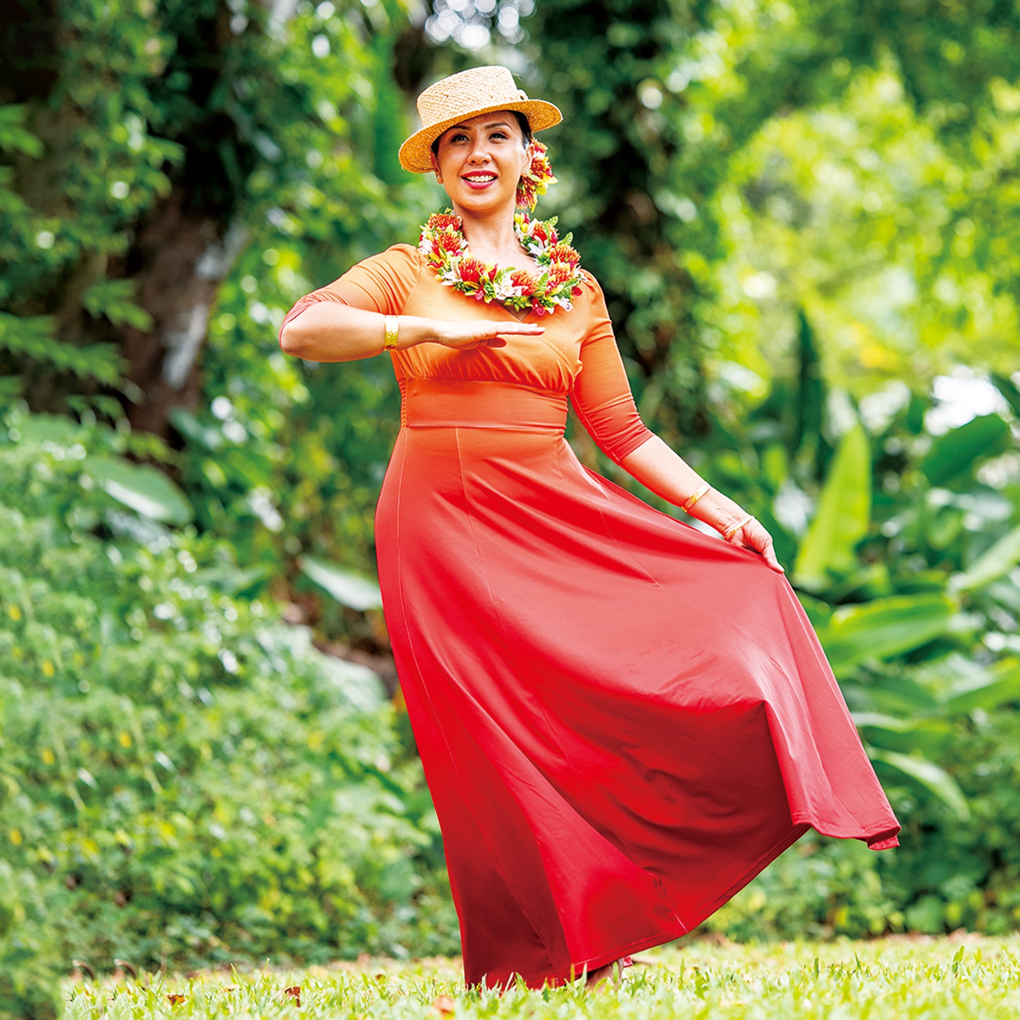 SZ-43】プレミアムストレッチドレス（エレガントグラデーション